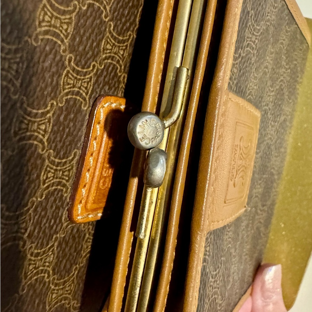 Vintage Celine Macadam Patterned Crossbody Bag and Wallet Set - Picture 11 of 14